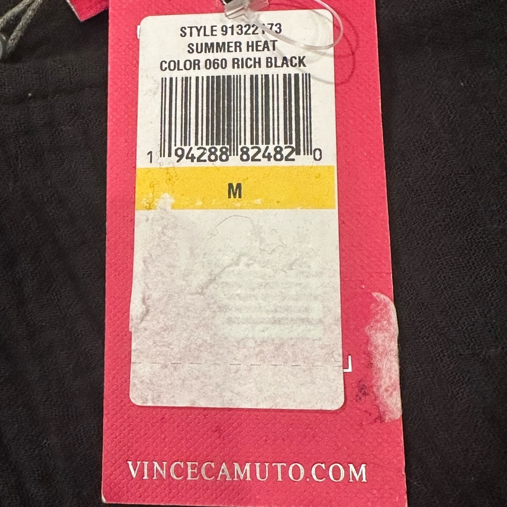 Vince Camuto Summer Heat Smocked Gauze Top, Size Medium. - Picture 5 of 11